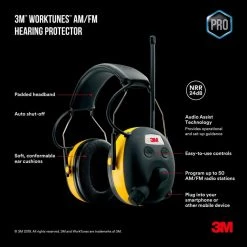 3M WorkTunes Digital Hearing Protector with AM/FM Stereo Radio 18 3M WorkTunes Digital Hearing Protector with AM/FM Stereo Radio -Safety Equipment Sales 3m ear muffs 90541 4dc 44 1000