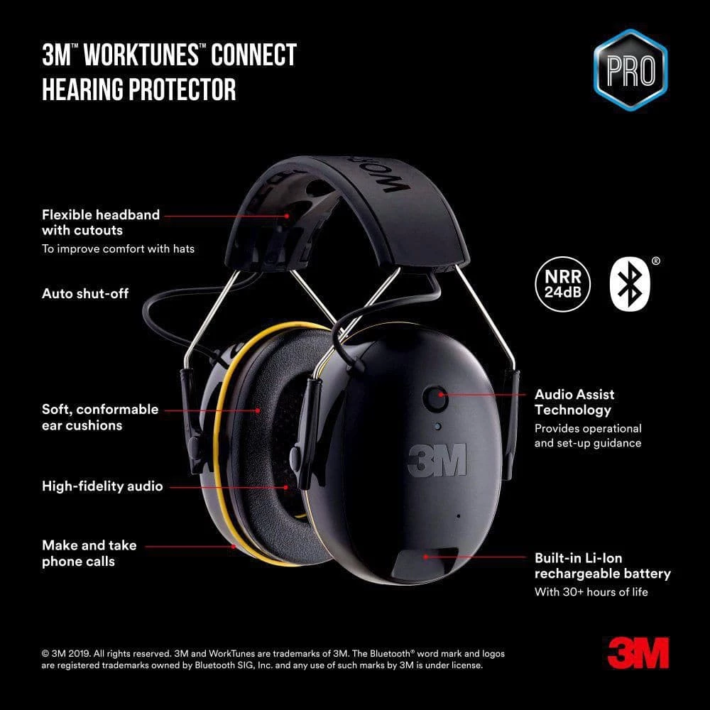 3M WorkTunes Connect Hearing Protector with Bluetooth Technology 11 3M WorkTunes Connect Hearing Protector with Bluetooth Technology - Image 11
