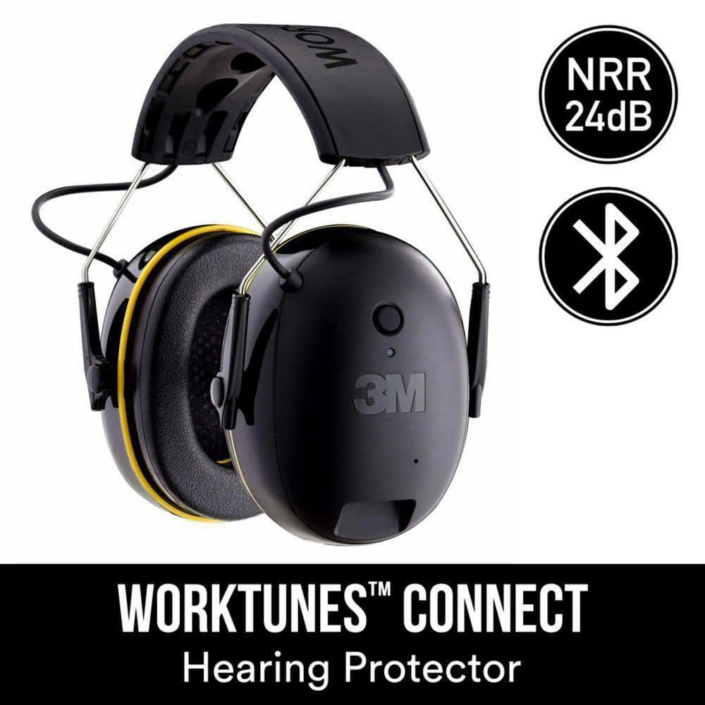 3M WorkTunes Connect Hearing Protector with Bluetooth Technology 1 3M WorkTunes Connect Hearing Protector with Bluetooth Technology