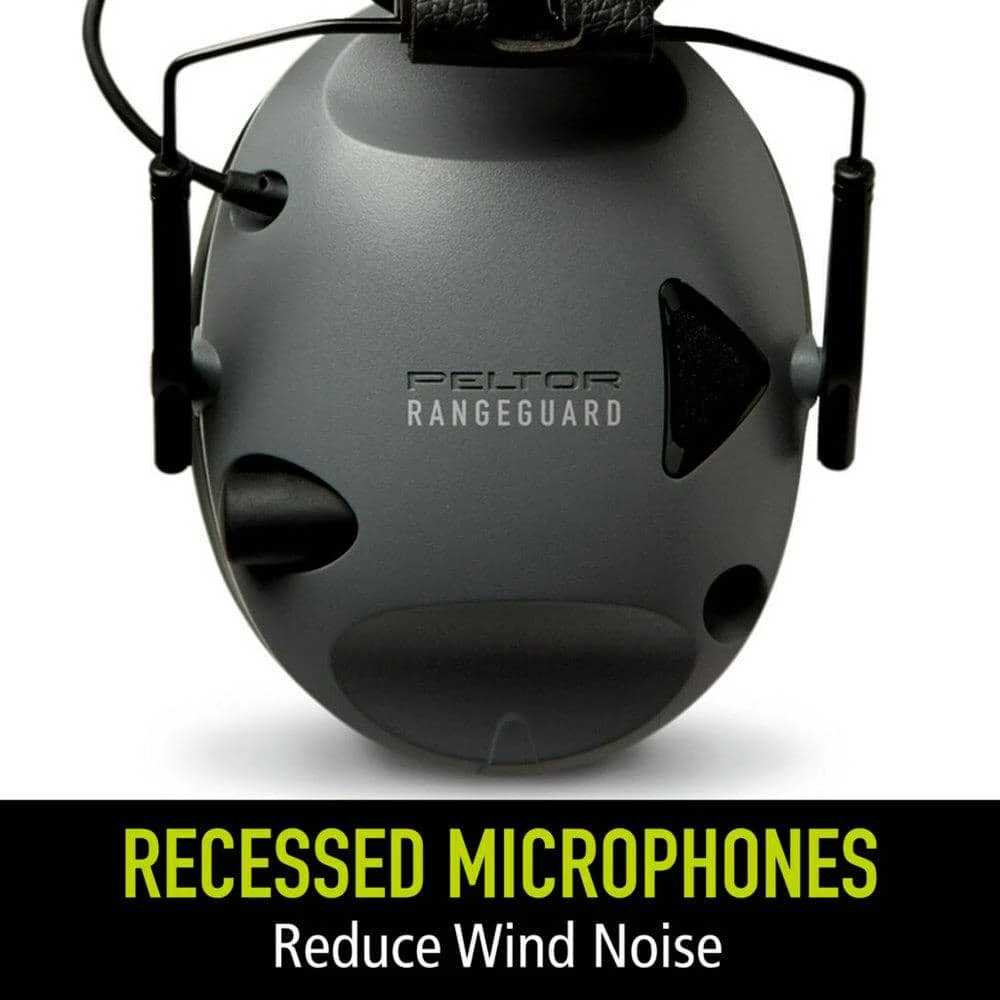 3M Peltor Sport RangeGuard Gray with Black Accents Earmuff 5 3M Peltor Sport RangeGuard Gray with Black Accents Earmuff - Image 5