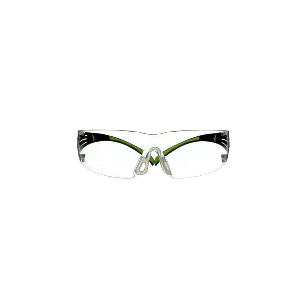 3M SecureFit 400 Black/Neon Green with Clear Anti-Fog Lenses Safety Glasses 3 3M SecureFit 400 Black/Neon Green with Clear Anti-Fog Lenses Safety Glasses - Image 3