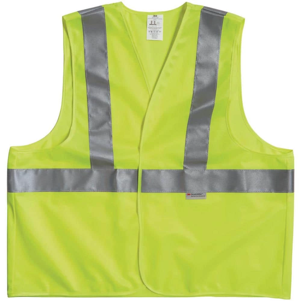 3M High-Visibility Yellow Reflective Personal Safety Vest 2 3M High-Visibility Yellow Reflective Personal Safety Vest - Image 2