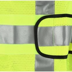 3M High-Visibility Yellow Polyester Reflective Class 2 Construction Reflective Safety Vest -Safety Equipment Sales 3m safety vests 94617 80030 1d 1000
