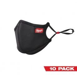 Milwaukee Small/Medium Black 3-Layer Reusable Performance Face Mask (10-Pack) -Safety Equipment Sales black milwaukee face masks 48 73 4236 c3 1000
