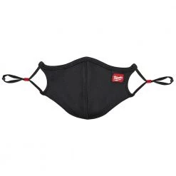 Milwaukee Large/X-Large Black 3-Layer Reusable Performance Face Mask -Safety Equipment Sales black milwaukee face masks 48 73 4237 a0 1000