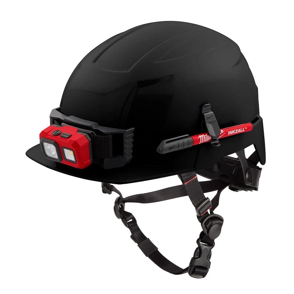 Milwaukee BOLT Black Type 2 Class E Front Brim Non-Vented Safety Helmet 9 Milwaukee BOLT Black Type 2 Class E Front Brim Non-Vented Safety Helmet - Image 9