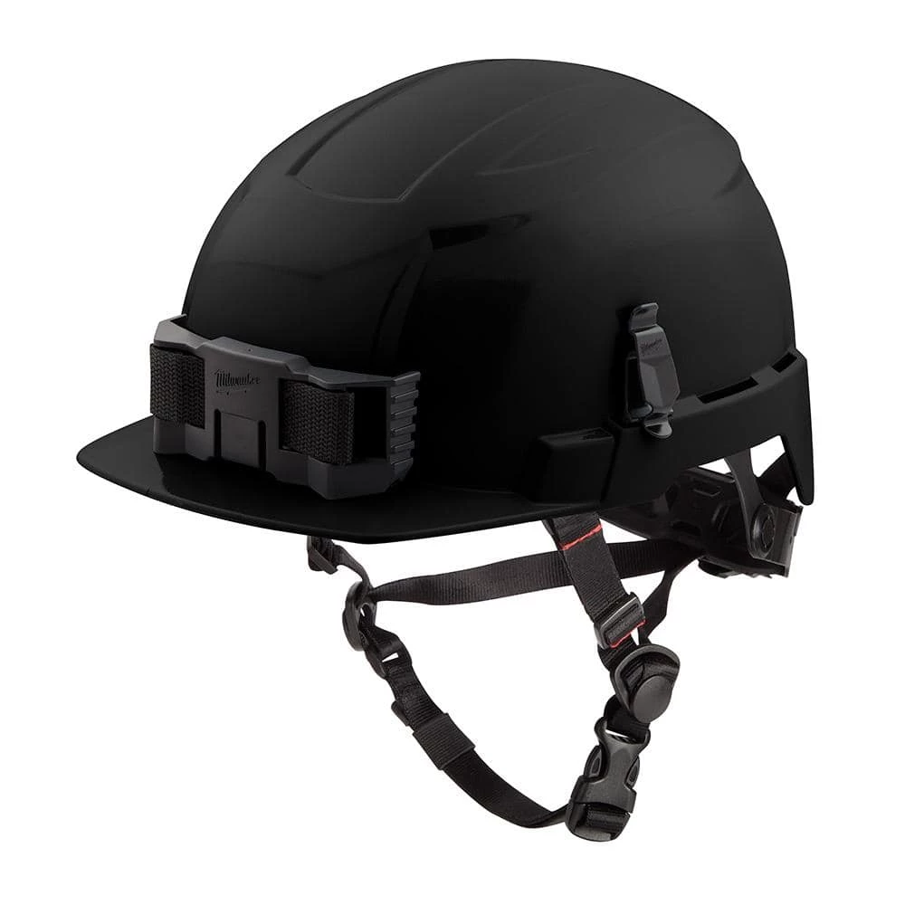 Milwaukee BOLT Black Type 2 Class E Front Brim Non-Vented Safety Helmet 1 Milwaukee BOLT Black Type 2 Class E Front Brim Non-Vented Safety Helmet