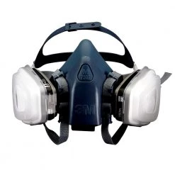 3M Professional Paint Spray Respirator Medium -Safety Equipment Sales blue 3m half mask respirators 7512pa1 a ps 77 1000