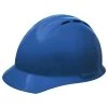 Americana Vent 4 Point Nylon Suspension Slide-Lock Cap Hard Hat in Blue