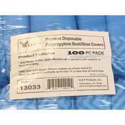 G & F Products Premium Disposable Polypropylene Boot/Shoe Covers, X-Large (100-Pack) -Safety Equipment Sales blue g f products disposable shoe covers 13033xl 100 4f 1000