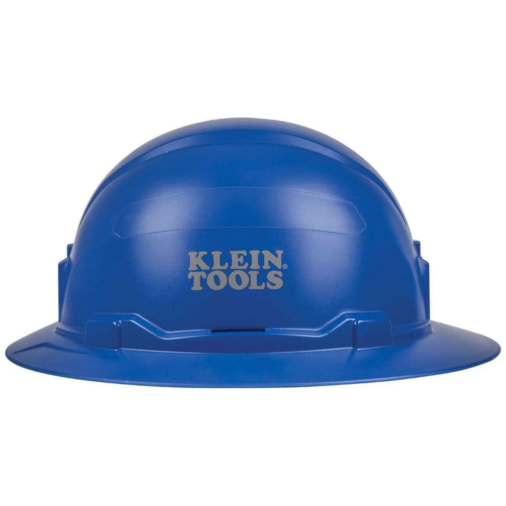 Klein Tools Blue Hard Hat, Non-Vented, Full Brim 8 Klein Tools Blue Hard Hat, Non-Vented, Full Brim - Image 8