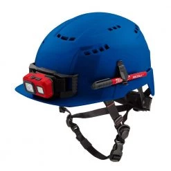 Milwaukee BOLT Blue Type 2 Class C Front Brim Vented Safety Helmet -Safety Equipment Sales blue milwaukee hard hats 48 73 1324 1f 1000