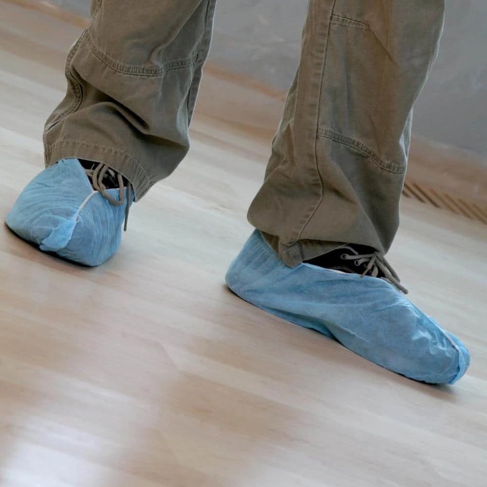 TRIMACO Fits Most Blue Non-Skid Polypropylene Shoe Guards (10-Pair) 5 TRIMACO Fits Most Blue Non-Skid Polypropylene Shoe Guards (10-Pair) - Image 5