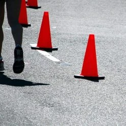 BOEN 28 in. Orange PVC Non Reflective Traffic Safety Cone -Safety Equipment Sales boen traffic cones tc 28 44 1000