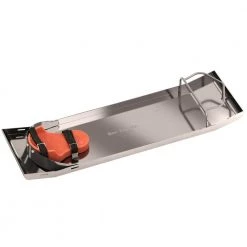 Bon Tool Stainless Steel Turned-Up Kneeboards with Knee Pads