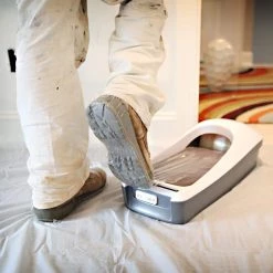 TRIMACO E-Z Floor Guard Starter Kit (1 pod & 1 roll of film) 9 TRIMACO E-Z Floor Guard Starter Kit (1 pod & 1 roll of film) -Safety Equipment Sales clear trimaco disposable shoe covers 54710 44 1000