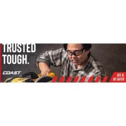 Coast SPG300 Safety Glasses with Interchangeable, Anti-Fog Scratch Resistant Lenses, ANSI Z87 Standards, UV Protection -Safety Equipment Sales coast safety glasses 30375 31 1000