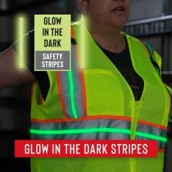 Coast SV400 Rechargeable Lighted High Visibility Safety Vest with Reflective Glow Stripes, Meets ANSI/ISEA Standards, Yellow -Safety Equipment Sales coast safety vests 30390 4f 1000
