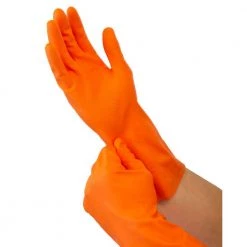 HDX LG/XL Orange Nitrile Long Cuff Gloves 8 HDX LG/XL Orange Nitrile Long Cuff Gloves -Safety Equipment Sales disposable gloves hdxgngoxl1 4f 1000