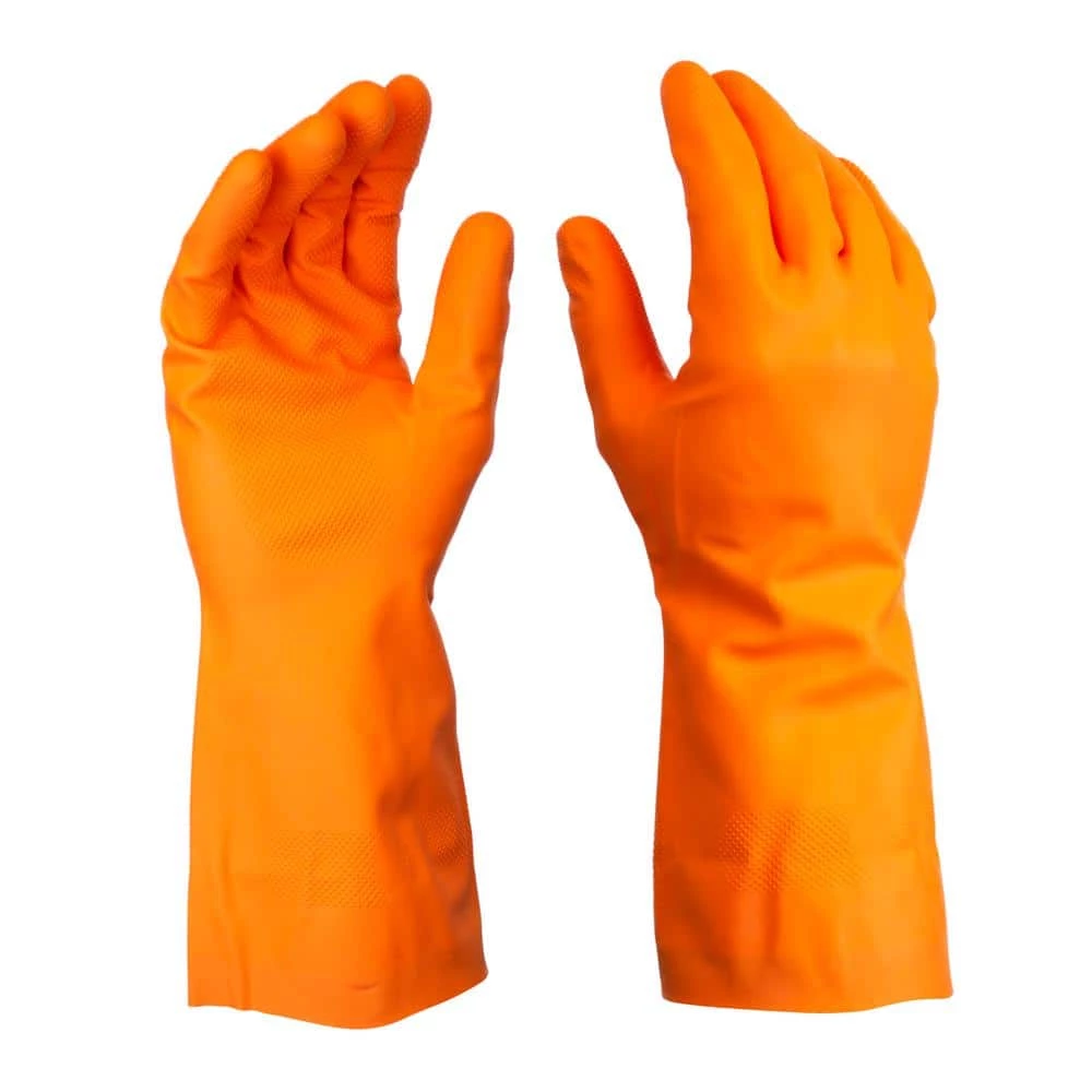 HDX LG/XL Orange Nitrile Long Cuff Gloves 1 HDX LG/XL Orange Nitrile Long Cuff Gloves