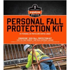 Ergodyne Safety Harness with Lanyard, Personal Fall Protection Kit 15 Ergodyne Safety Harness with Lanyard, Personal Fall Protection Kit -Safety Equipment Sales ergodyne safety accessories 3201 1f 1000