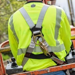 Ergodyne Safety Harness with Lanyard, Personal Fall Protection Kit 18 Ergodyne Safety Harness with Lanyard, Personal Fall Protection Kit -Safety Equipment Sales ergodyne safety accessories 3201 76 1000