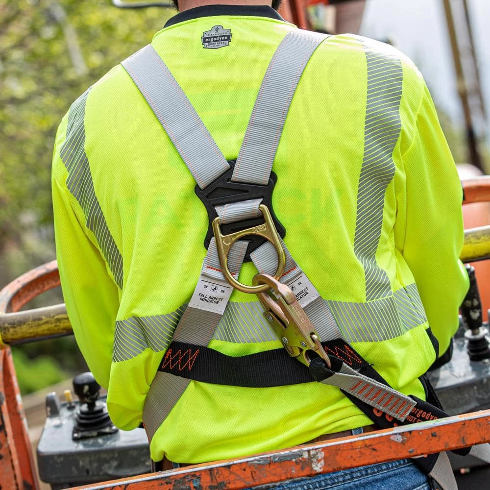 Ergodyne Safety Harness with Lanyard, Personal Fall Protection Kit 9 Ergodyne Safety Harness with Lanyard, Personal Fall Protection Kit - Image 9