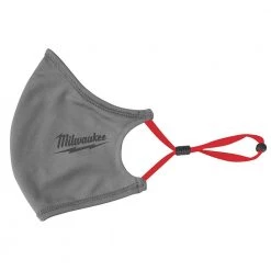 Milwaukee Gray 2-Layer Reusable Face Mask (3-Pack)