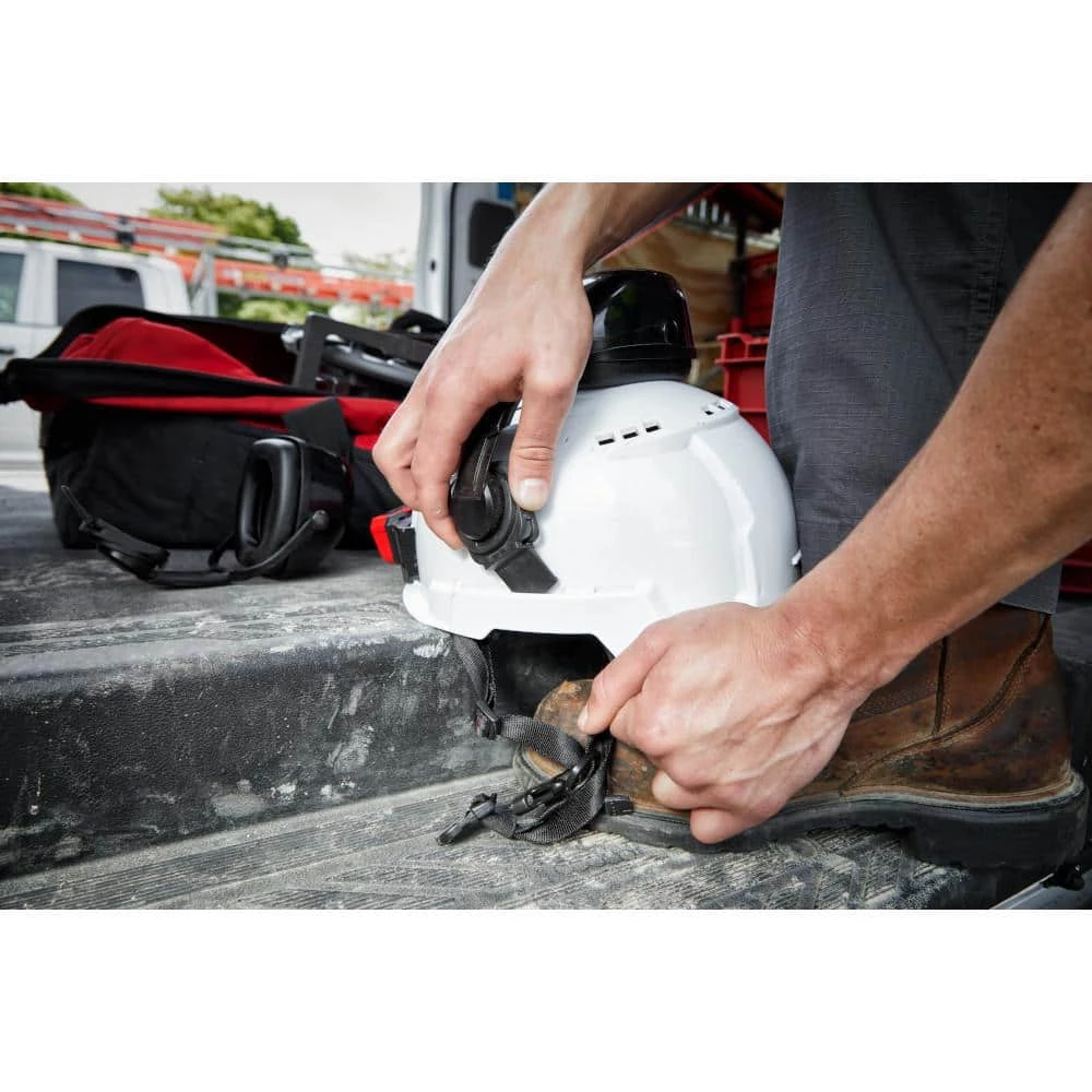 Milwaukee BOLT Gray Type 2 Class E Non-Vented Safety Helmet 5 Milwaukee BOLT Gray Type 2 Class E Non-Vented Safety Helmet - Image 5