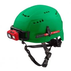 Milwaukee BOLT Green Type 2 Class C Vented Safety Helmet -Safety Equipment Sales green milwaukee hard hats 48 73 1306 4f 1000