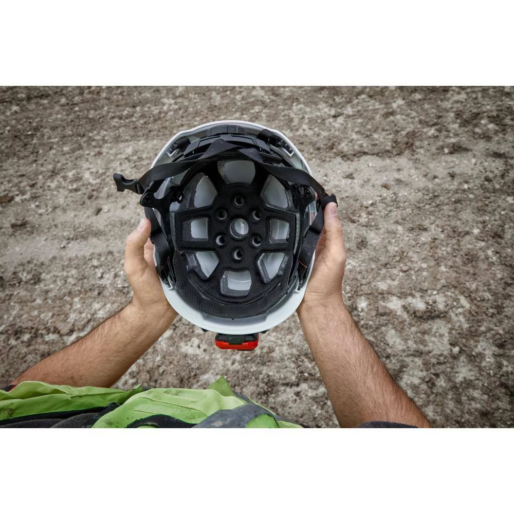 Milwaukee BOLT Green Type 2 Class E Non-Vented Safety Helmet 8 Milwaukee BOLT Green Type 2 Class E Non-Vented Safety Helmet - Image 8