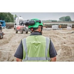 Milwaukee BOLT Green Type 2 Class C Front Brim Vented Safety Helmet -Safety Equipment Sales green milwaukee hard hats 48 73 1326 77 1000