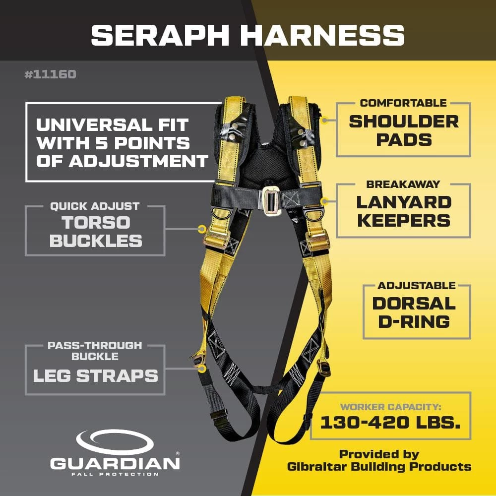 Guardian Fall Protection Seraph Universal Harness 3 Guardian Fall Protection Seraph Universal Harness - Image 3
