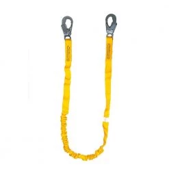 Guardian Fall Protection 6 ft. Internal Shock Lanyard with Single Leg and Snap Hook