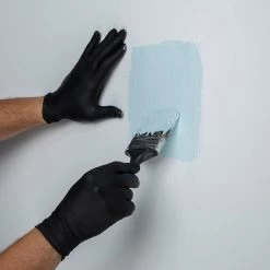 HDX Black Disposable Nitrile Gloves Pop-N-Go (80-Count) -Safety Equipment Sales hdx disposable gloves 104877700 1f 1000