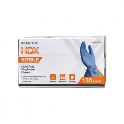 HDX 120-CT Disposable Nitrile Gloves 11 HDX 120-CT Disposable Nitrile Gloves -Safety Equipment Sales hdx disposable gloves hdxgnpr120 fa 1000