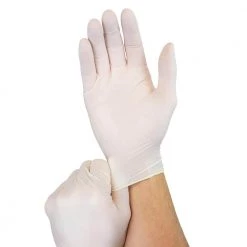 HDX 100-Count Disposable Latex Gloves -Safety Equipment Sales hdx disposable gloves szm 432202 1f 1000