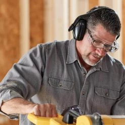 HDX NRR 23 dB Black Ear Muff -Safety Equipment Sales hdx ear muffs hdxem23b vpd4 fa 1000