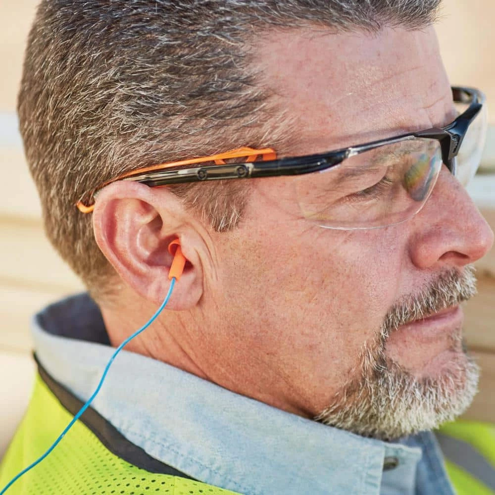 HDX Reusable Corded Earplugs NRR 26 TPR (3-Pack) 4 HDX Reusable Corded Earplugs NRR 26 TPR (3-Pack) - Image 4