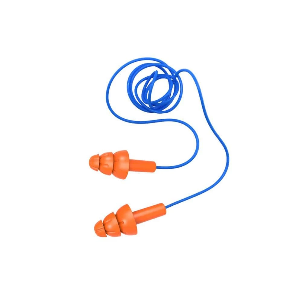 HDX Reusable Corded Earplugs NRR 26 TPR (3-Pack) 1 HDX Reusable Corded Earplugs NRR 26 TPR (3-Pack)