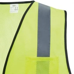 HDX Hi-Visibility Lime Green Class 2 Reflective Adjustable Safety Vest -Safety Equipment Sales hdx safety vests hdx46510 ovpd8 76 1000