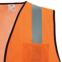 HDX Hi Visibility Orange Class 2 Reflective Adjustable Safety Vest 15 HDX Hi Visibility Orange Class 2 Reflective Adjustable Safety Vest -Safety Equipment Sales hdx safety vests hdx46511 ovpd8 31 1000
