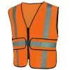 HDX Hi Visibility Orange Class 2 Reflective Adjustable Safety Vest