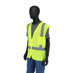 HDX Hi Visibility Lime Green Class 2 Reflective Safety Vest 11 HDX Hi Visibility Lime Green Class 2 Reflective Safety Vest -Safety Equipment Sales hdx safety vests hdx46512 ovpd8 1f 1000