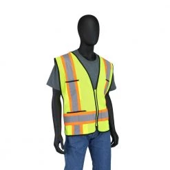 HDX Hi Visibility 2-Tone Class 2 Reflective Safety Vest -Safety Equipment Sales hdx safety vests hdx46610 ovpd8 44 1000