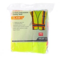 HDX Hi Visibility 2-Tone Class 2 Reflective Safety Vest -Safety Equipment Sales hdx safety vests hdx46610 ovpd8 fa 1000