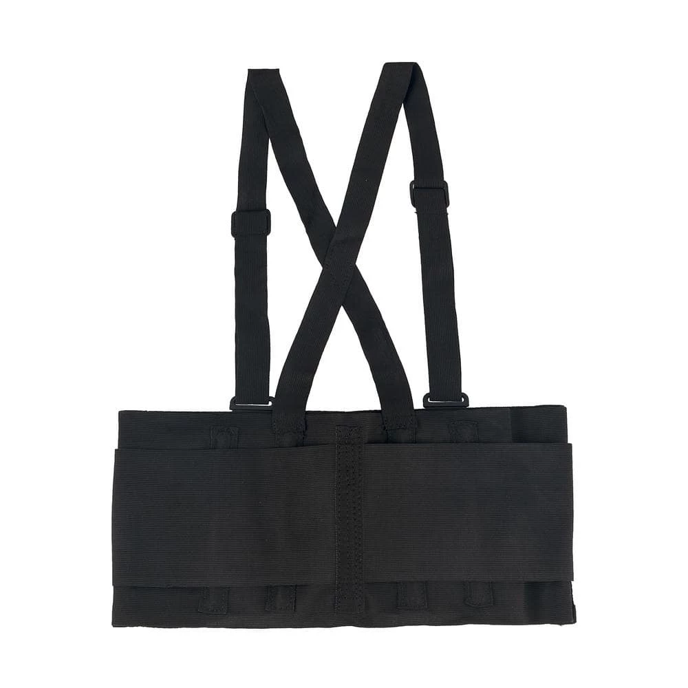 Husky Black Back Brace Support Belt Medium 2 Husky Black Back Brace Support Belt Medium - Image 2