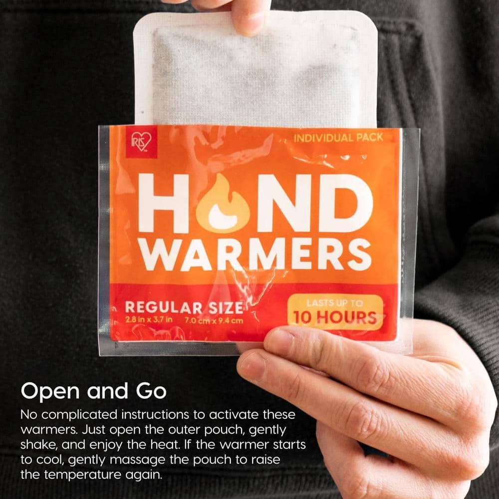 IRIS Hand Warmers - Regular, 60 Individual Warmers 6 IRIS Hand Warmers - Regular, 60 Individual Warmers - Image 6