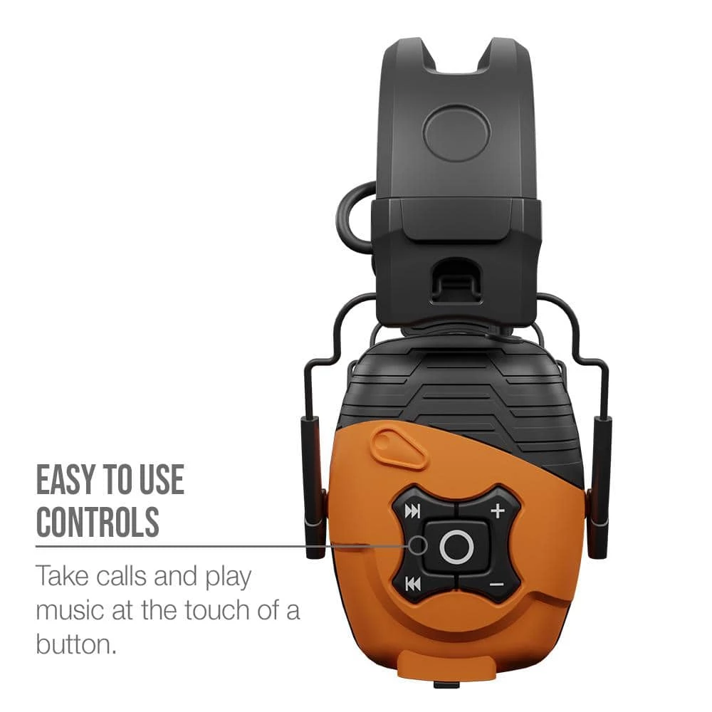 ISOtunes LINK Bluetooth Earmuff Hearing Protector, 24 dB Noise Reduction Rating, OSHA Compliant Ear Protection, Work Headphones 2 ISOtunes LINK Bluetooth Earmuff Hearing Protector, 24 dB Noise Reduction Rating, OSHA Compliant Ear Protection, Work Headphones - Image 2