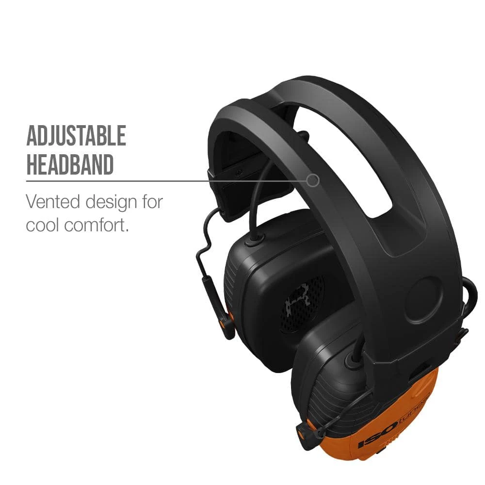 ISOtunes LINK Bluetooth Earmuff Hearing Protector, 24 dB Noise Reduction Rating, OSHA Compliant Ear Protection, Work Headphones 8 ISOtunes LINK Bluetooth Earmuff Hearing Protector, 24 dB Noise Reduction Rating, OSHA Compliant Ear Protection, Work Headphones - Image 8